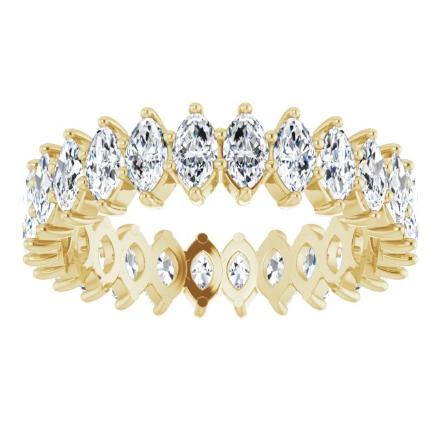 3.12 ct. Marquise Diamond Eternity Band-VIRABYANI