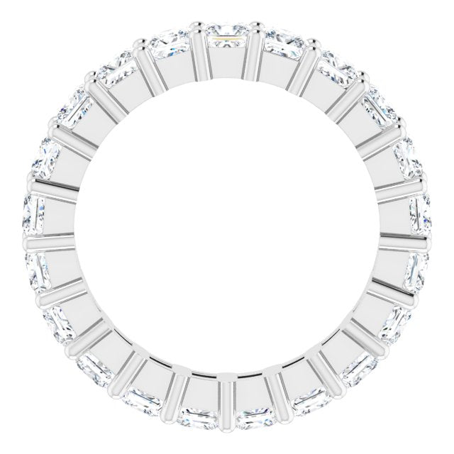 3.78 ct. Princess Diamond Eternity Band-VIRABYANI