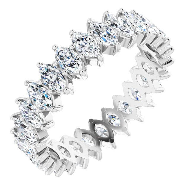 3.12 ct. Marquise Diamond Eternity Band-VIRABYANI