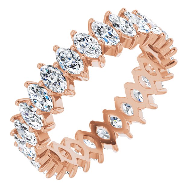 3.12 ct. Marquise Diamond Eternity Band-VIRABYANI