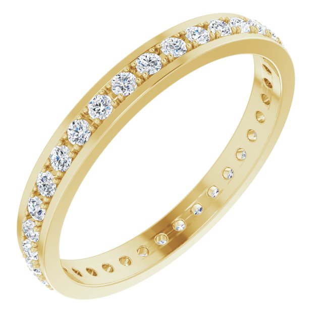 0.50 ct. Round Diamond Eternity Band-VIRABYANI