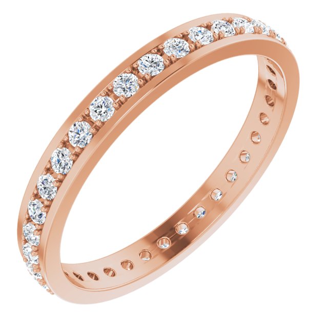 0.50 ct. Round Diamond Eternity Band-VIRABYANI