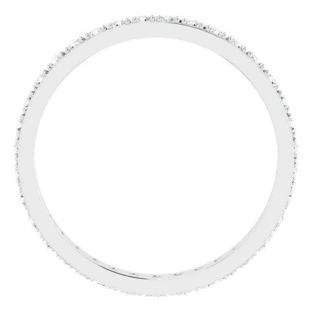 0.50 ct. Round Diamond Eternity Band-VIRABYANI