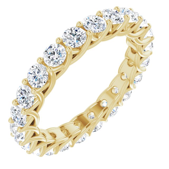 2.20 ct. Round Diamond Trellis Eternity Band-VIRABYANI