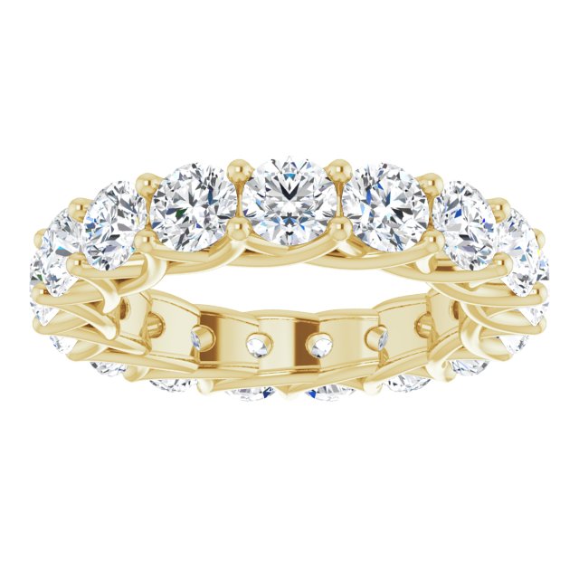 5.61 ct. Round Diamond Eternity Band-VIRABYANI