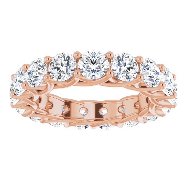 5.61 ct. Round Diamond Eternity Band-VIRABYANI