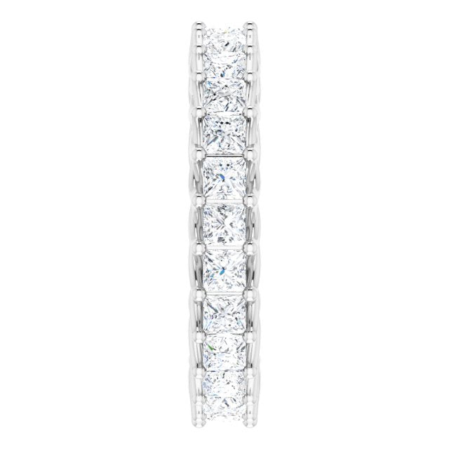 2.37 ct. Princess Cut Diamond Trellis Eternity Band-VIRABYANI