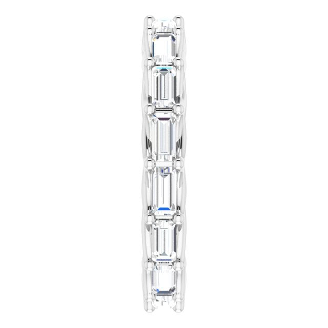 2.24 ct. Straight Baguette Diamond Eternity Band-VIRABYANI