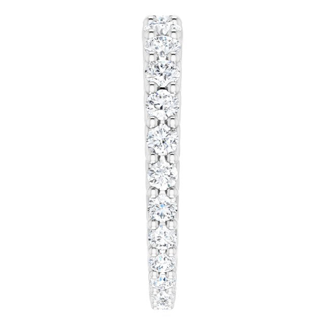 1.35 ct. Round Diamond Eternity Band Graduating Diamond Ring-VIRABYANI