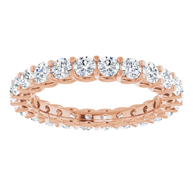 2.20 ct. Round Diamond Eternity Band-VIRABYANI