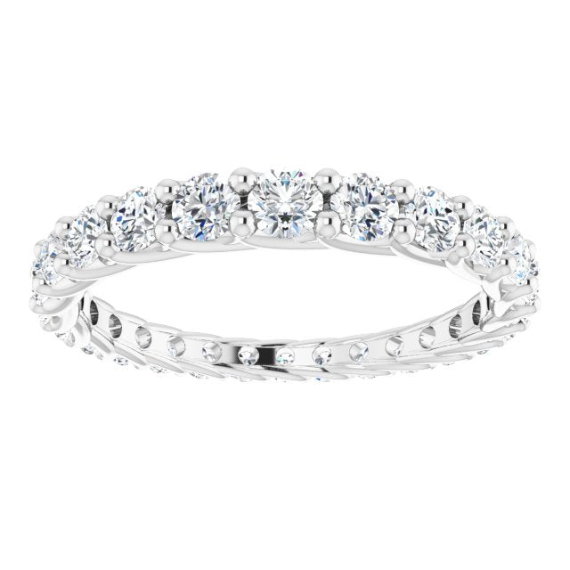 1.35 ct. Round Diamond Eternity Band Graduating Diamond Ring-VIRABYANI