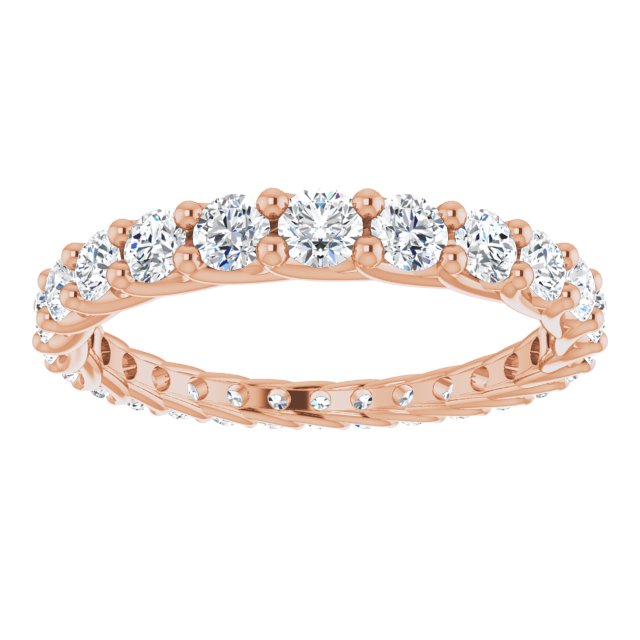 1.35 ct. Round Diamond Eternity Band Graduating Diamond Ring-VIRABYANI