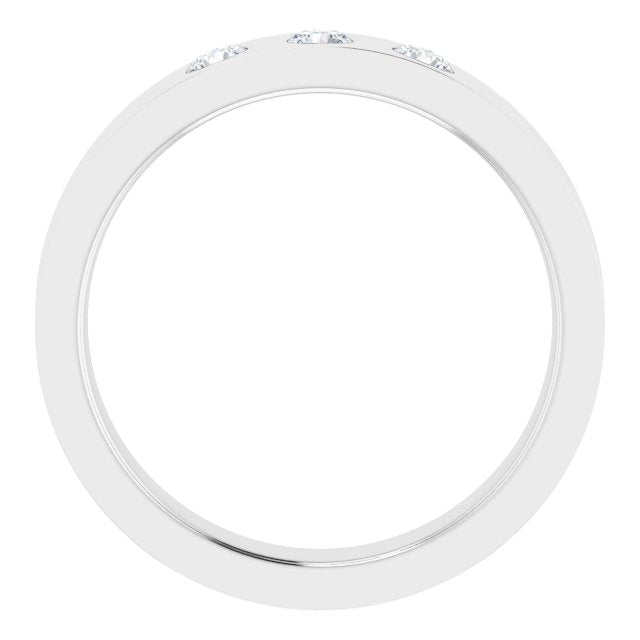 0.20 ctw Bezel Set Round Diamond Men's Ring-VIRABYANI