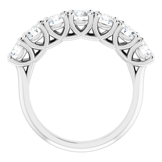 1.75 ct. Round Cut Diamond Wedding Band-in 14K/18K White, Yellow, Rose Gold and Platinum - Christmas Jewelry Gift -VIRABYANI