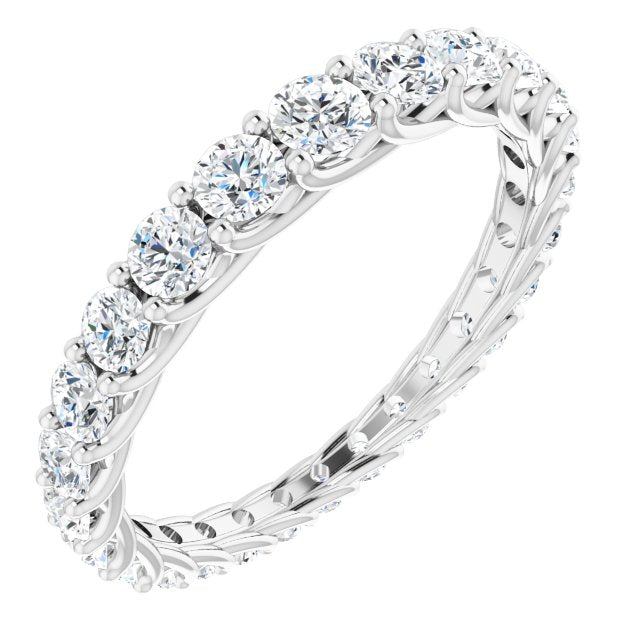 1.25 ct. Graduated Diamond Trellis Eternity Band-VIRABYANI