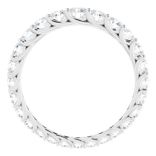 1.25 ct. Graduated Diamond Trellis Eternity Band-VIRABYANI