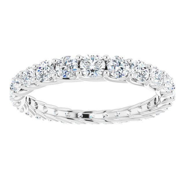 1.25 ct. Graduated Diamond Trellis Eternity Band-VIRABYANI