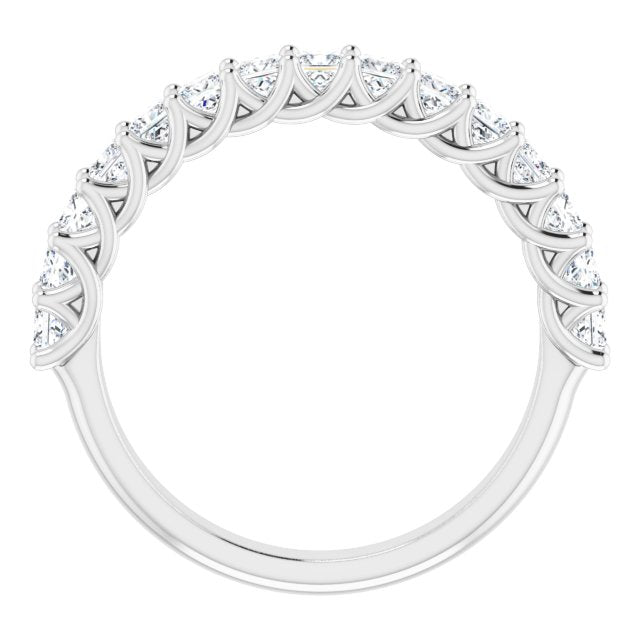 1.20 ct. Princess Cut Diamond Wedding Band-VIRABYANI