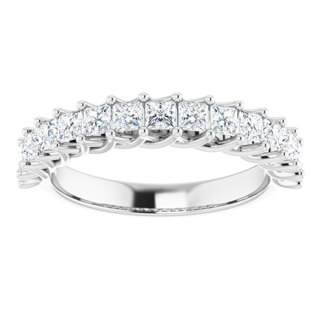1.20 ct. Princess Cut Diamond Wedding Band-VIRABYANI