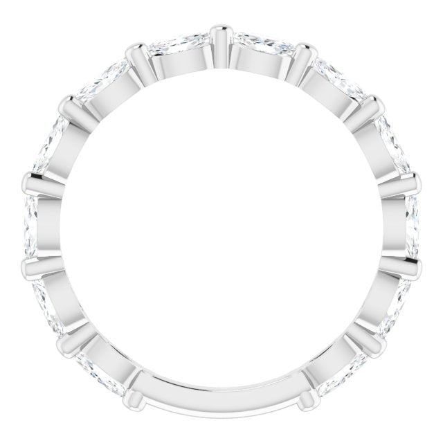 1.20 ct. Shared Prong Marquise Diamond Wedding Band East-West Set Ring-VIRABYANI