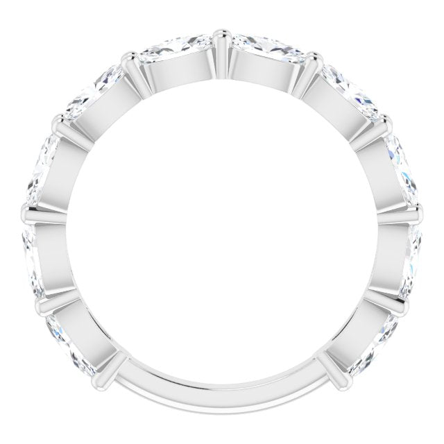 2.21 ct. Oval Cut Diamond Wedding Band-in 14K/18K White, Yellow, Rose Gold and Platinum - Christmas Jewelry Gift -VIRABYANI