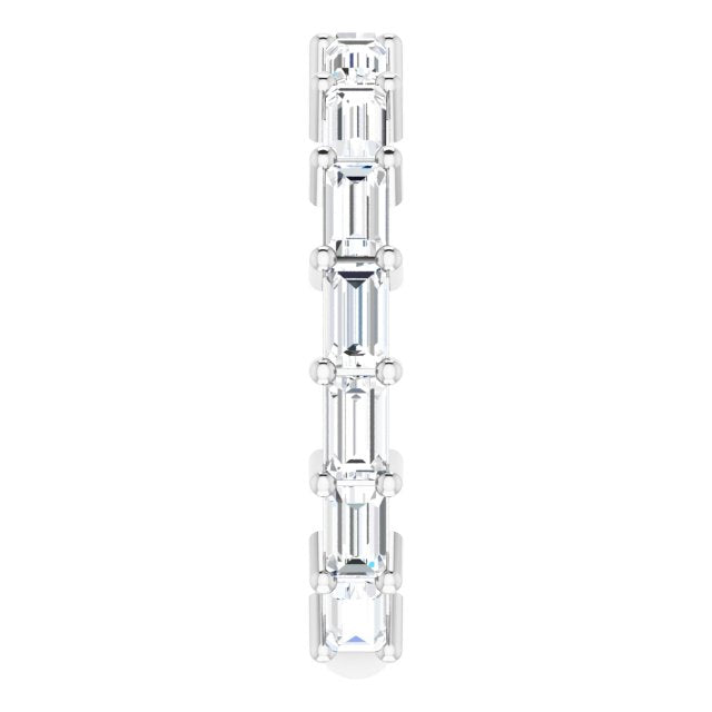 1.25 ct. Straight Baguette Cut Diamond Wedding Band-VIRABYANI