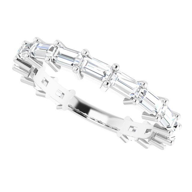 1.25 ct. Straight Baguette Cut Diamond Wedding Band-VIRABYANI