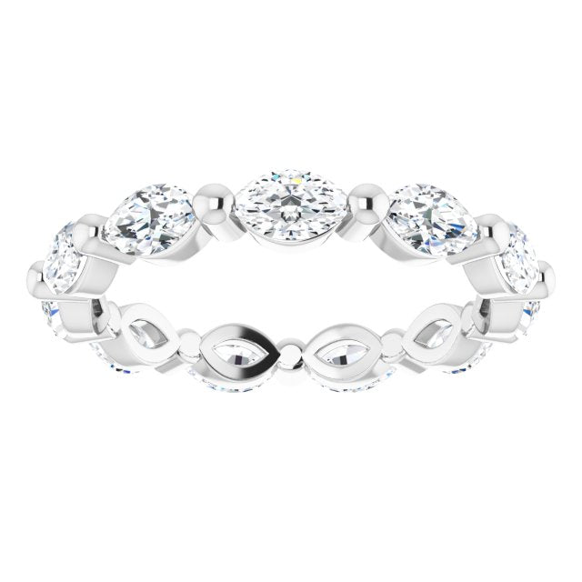 2.20 ct. Marquise Diamond Eternity Band-VIRABYANI
