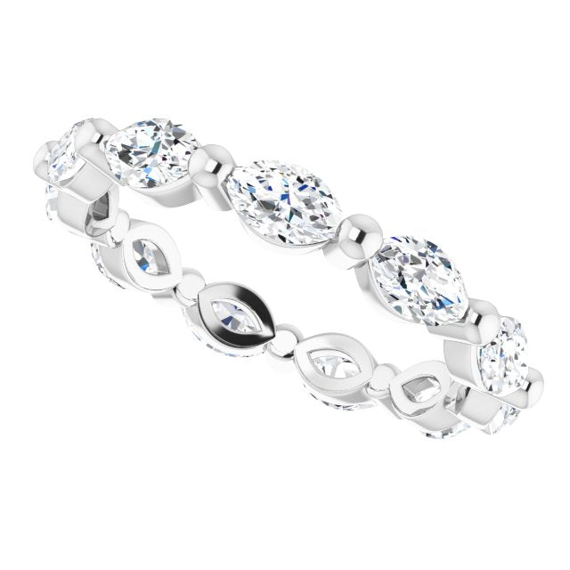 2.20 ct. Marquise Diamond Eternity Band-VIRABYANI