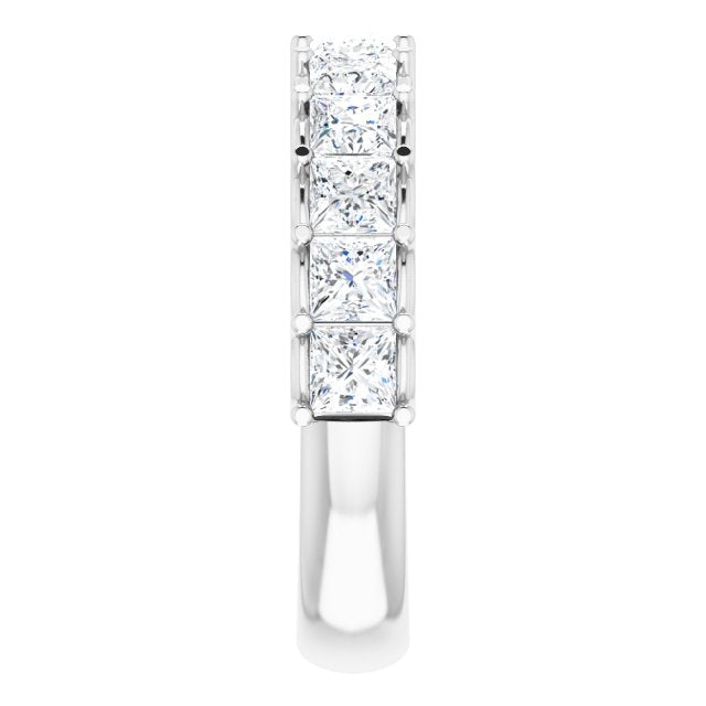 2.16 ct. Princess Cut Diamond Wedding Band-VIRABYANI