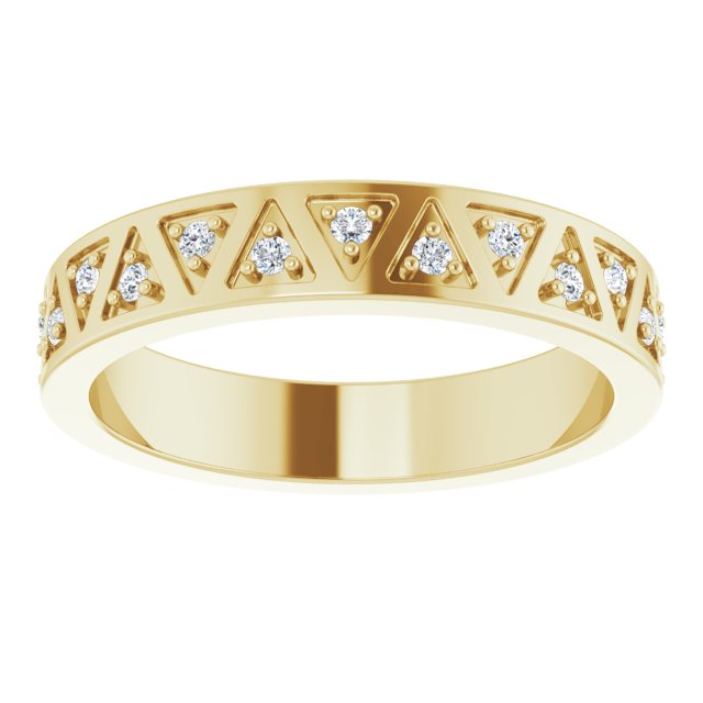 0.26 ct. Round Diamond Eternity Band-VIRABYANI