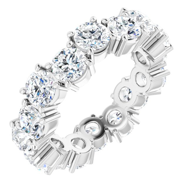 5.28 ct. Round Diamond Eternity Band-VIRABYANI