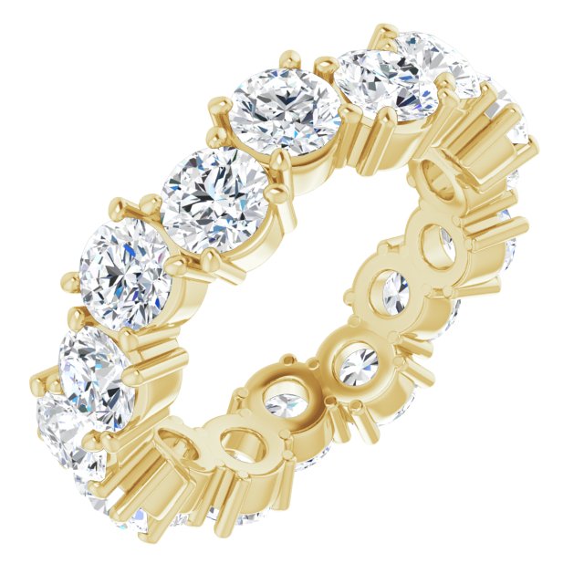 5.28 ct. Round Diamond Eternity Band-VIRABYANI