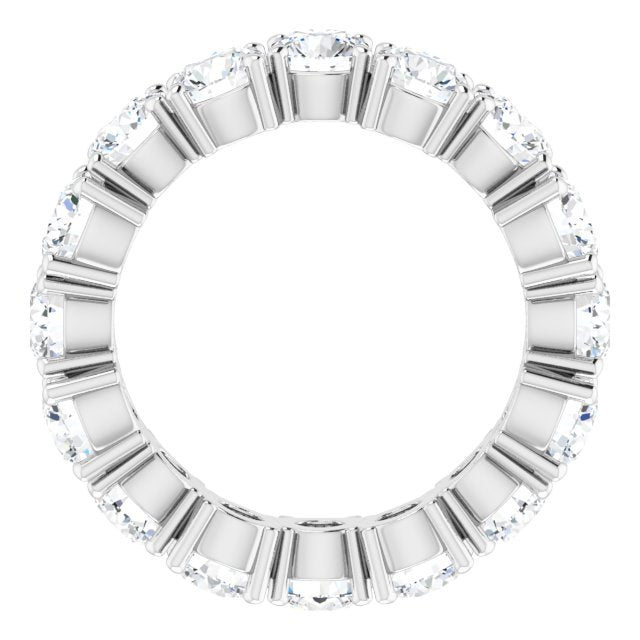 5.28 ct. Round Diamond Eternity Band-VIRABYANI