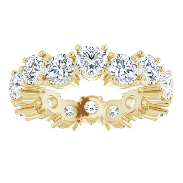 5.28 ct. Round Diamond Eternity Band-VIRABYANI