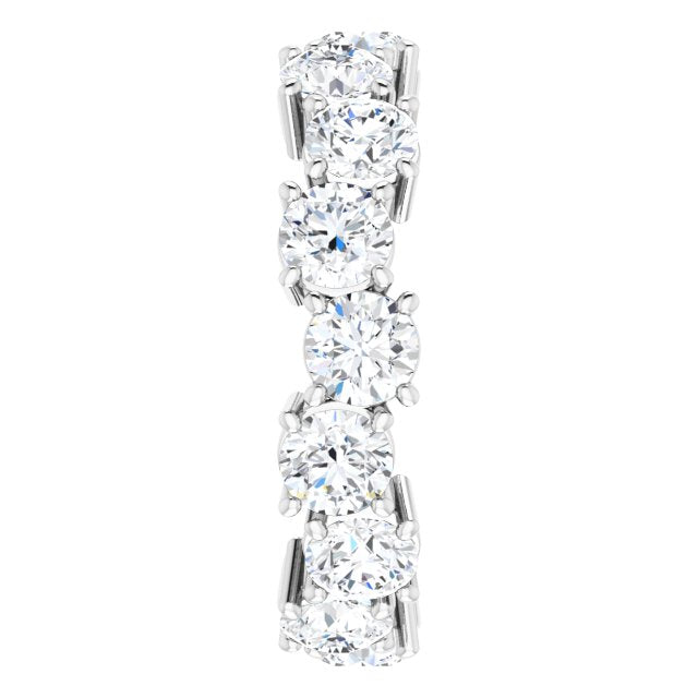 5.28 ct. Round Diamond Eternity Band-VIRABYANI
