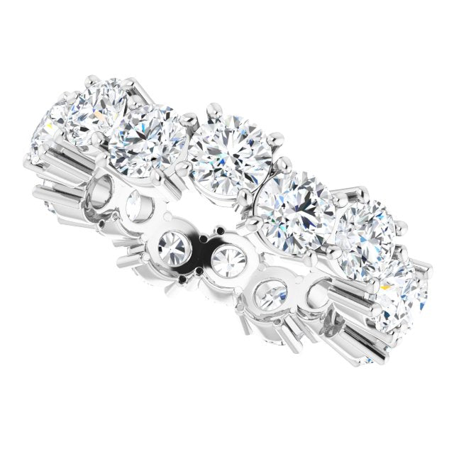 5.28 ct. Round Diamond Eternity Band-VIRABYANI