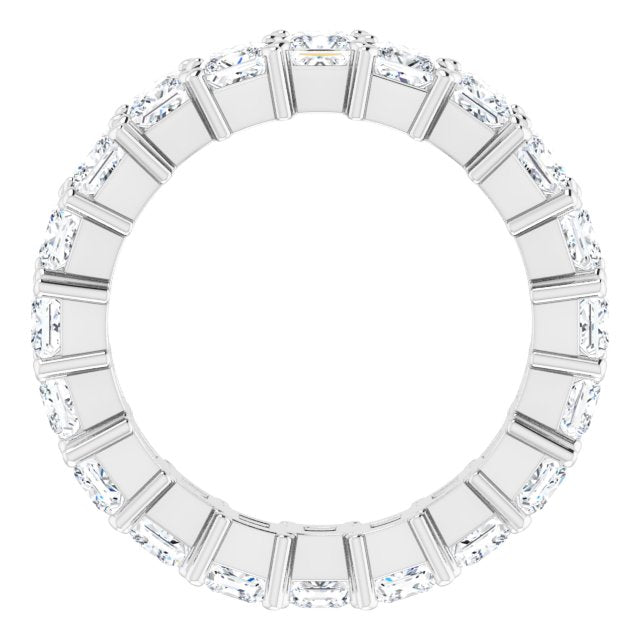 3.60 ct. Princess Diamond Eternity Band-VIRABYANI