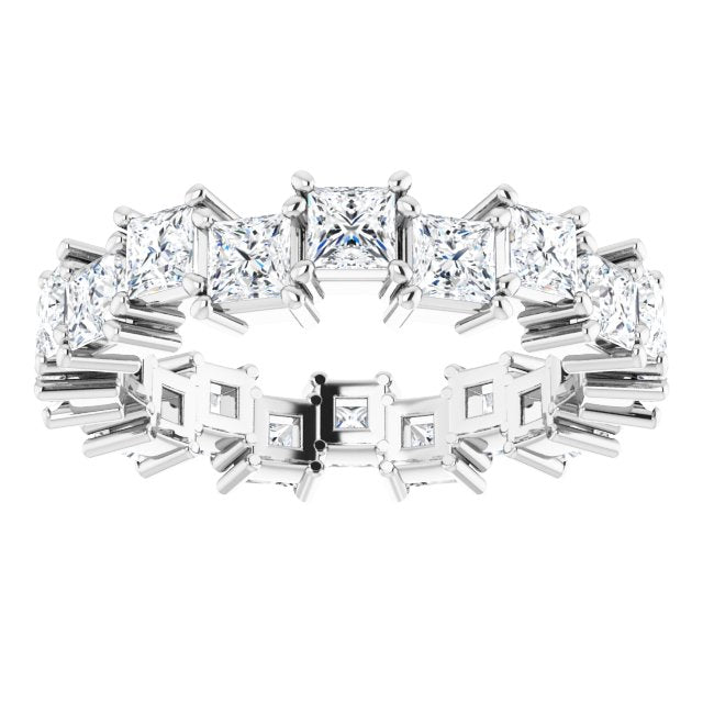 3.60 ct. Princess Diamond Eternity Band-VIRABYANI