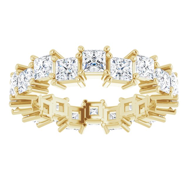 3.60 ct. Princess Diamond Eternity Band-VIRABYANI