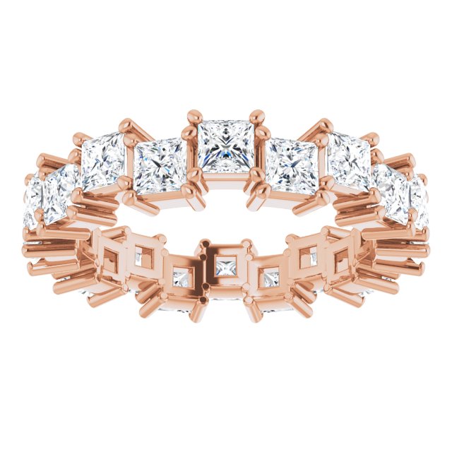 3.60 ct. Princess Diamond Eternity Band-VIRABYANI