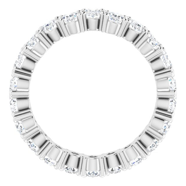 3.96 ct. Oval Diamond Eternity Band-VIRABYANI