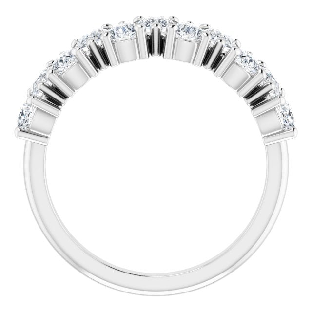 2.31 ct. Pear Cut Diamond Wedding Band-VIRABYANI