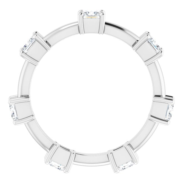 1.26 ct. Princess Diamond Eternity Band-VIRABYANI