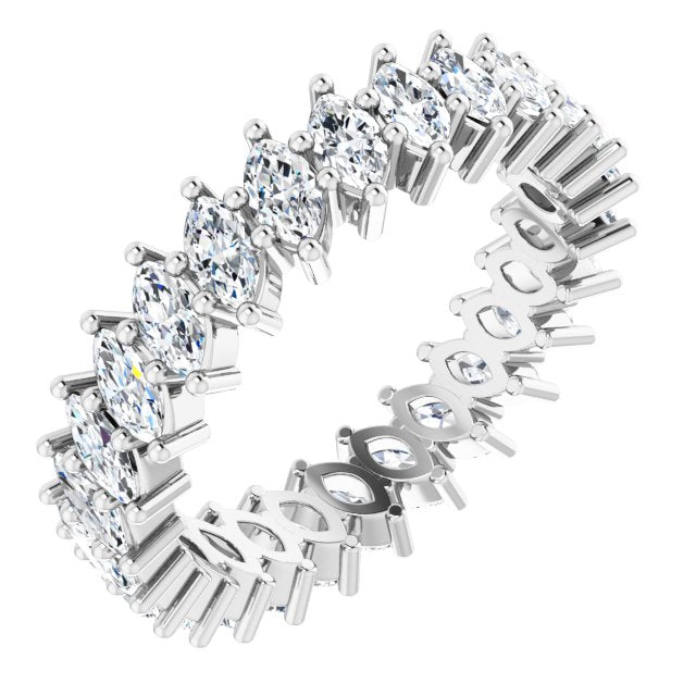 3.12 ct. Marquise Diamond Eternity Band-VIRABYANI
