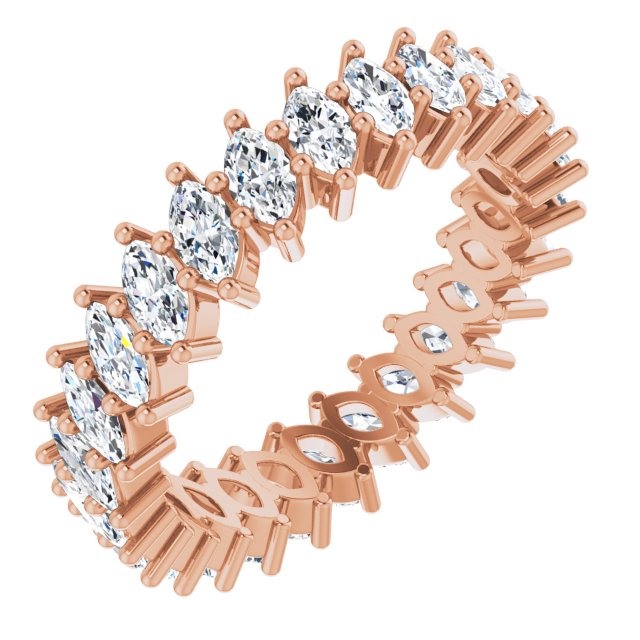 3.12 ct. Marquise Diamond Eternity Band-VIRABYANI