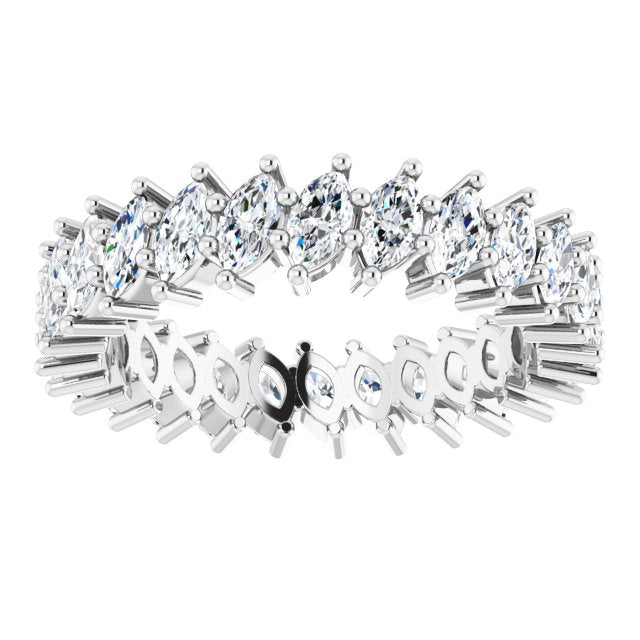 3.12 ct. Marquise Diamond Eternity Band-VIRABYANI