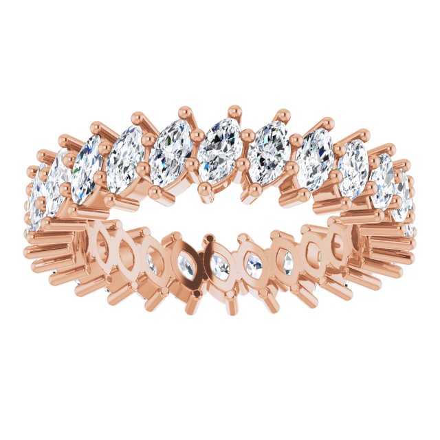 3.12 ct. Marquise Diamond Eternity Band-VIRABYANI