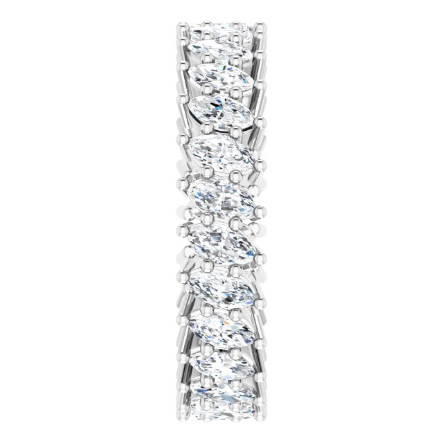 3.12 ct. Marquise Diamond Eternity Band-VIRABYANI