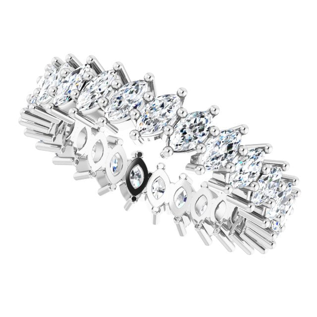 3.12 ct. Marquise Diamond Eternity Band-VIRABYANI